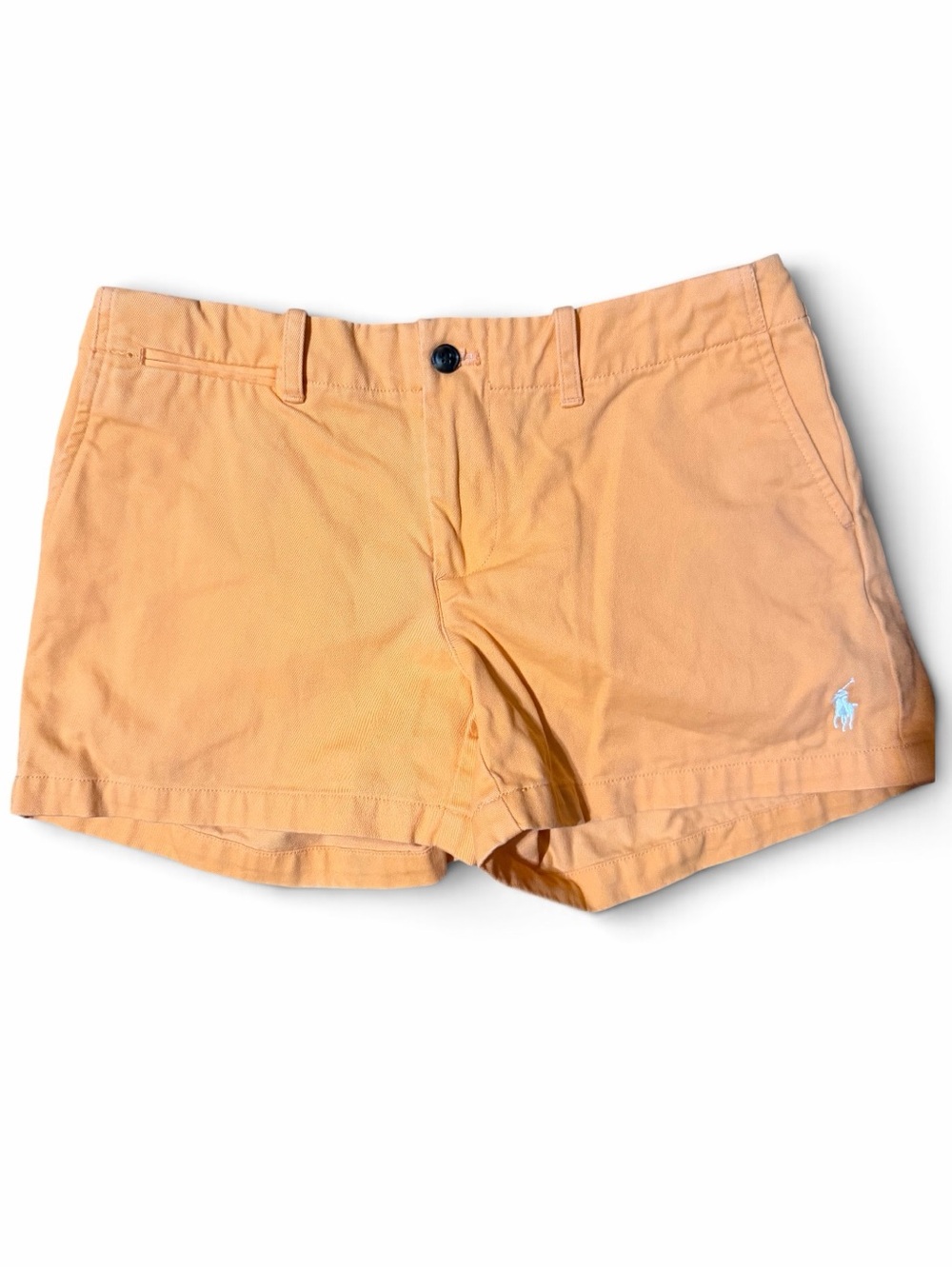 Ralph Lauren Peach-Orange Cotton Chino Shorts Sz 2